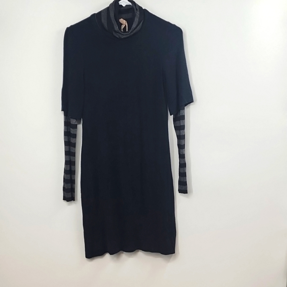 Bailey 44 black turtleneck sweater dress